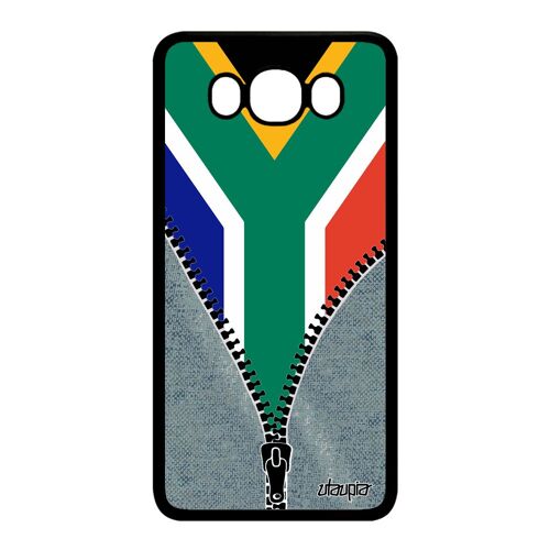 Coque Silicone J7 2016 Drapeau Afrique Du Sud Africain Antichoc A Samsung Galaxy J7 2016