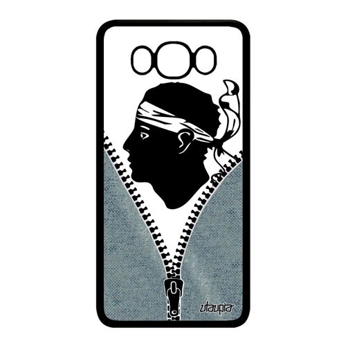 Coque Galaxy J7 2016 Silicone Drapeau Corse Telephone Foot Football Jo A Samsung Galaxy J7 2016