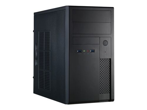 Chieftec Mesh Series XT-01B - Tour - micro ATX - pas d'alimentation (ATX12V 2.3/ PS/2) - noir - USB/Audio