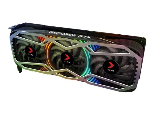 PNY GeForce RTX 3080 Ti Gaming REVEL EPIC-X RGB Triple Fan - Carte graphique - GF RTX 3080 Ti - 12 Go GDDR6X - PCIe 4.0 x16 - HDMI, 3 x DisplayPort