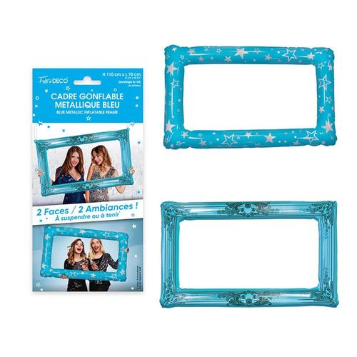 Cadre Gonflable Photobooth Bleu
