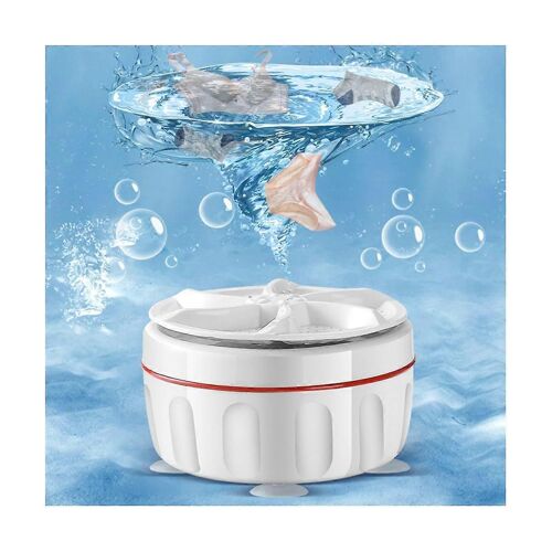 3PCS Mini Machine À Laver USB Turbine Tournante Bidirectionnelle Machine À Laver Portable pour Sous-Vêtements De Chaussette