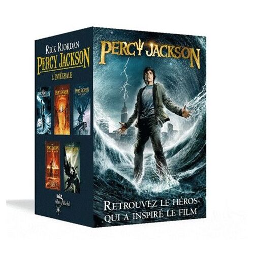 Percy Jackson - Coffret 5 Volumes - Tome 1, Le Voleur De Foudre - Tome 2, La Mer Des Monstres - Tome 3, Le Sort Du Titan - Tome 4, La Bataille Du Labyrinthe - Tome 5, Le Dernier Olympien