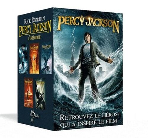 Percy Jackson - Coffret 5 Volumes - Tome 1, Le Voleur De Foudre - Tome 2, La Mer Des Monstres - Tome 3, Le Sort Du Titan - Tome 4, La Bataille Du Labyrinthe - Tome 5, Le Dernier Olympien