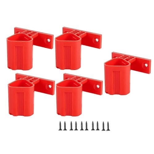 - Support de batterie de stockage Support fixe Boucle de support d'affichage pour Ma-Kita / -Waukee / -/ De-Walt B 5Pcs