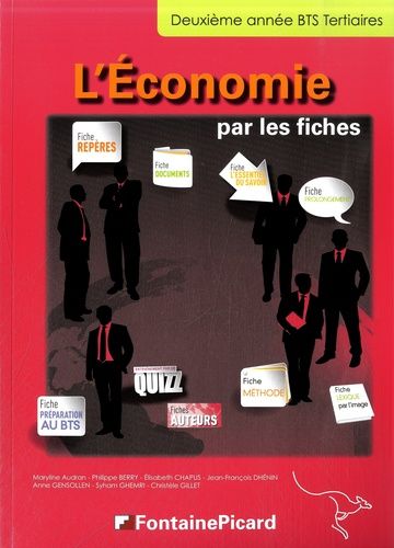 L'économie Par Les Fiches Bts Tertiaire 2e Année - Edition 2015-2016