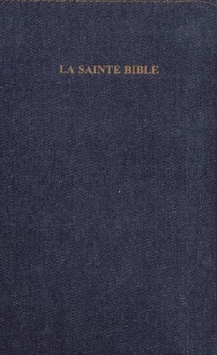 La Sainte Bible - Couverture En Jean Avec Onglets, Tranche Or