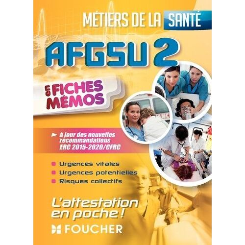 Afgsu 2, Métiers De La Santé - En Fiches Mémo
