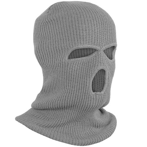 Cagoule Pour Homme - Cagoule 3 Trous - Masque Thermique - Masque D'hiver - Cache-Cou - Cagoule De Ski - Masque Bally