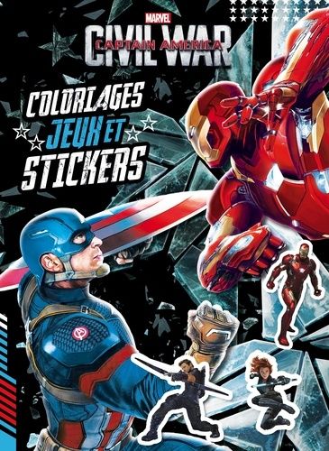 Captain America Civil War - Coloriages, Jeux Et Stickers