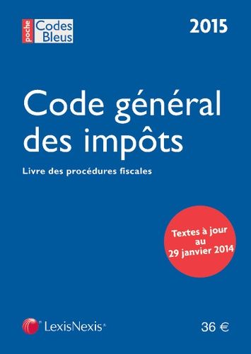 Code Général Des Impôts & Livre Des Procédures Fiscales