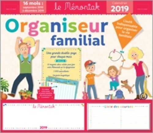 Organiseur Familial Mémoniak - Edition 2018-2019