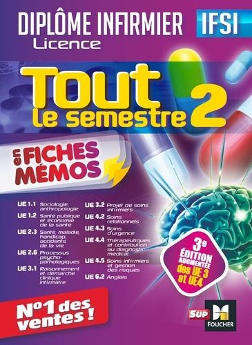 Tout Le Semestre 2 En Fiches Mémos - Diplôme Infirmier Licence