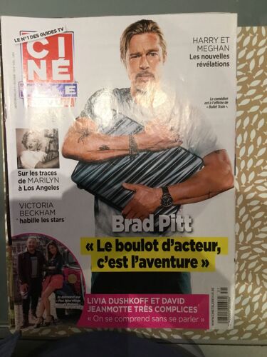 Cinetelerevue Belge 31 Brad Pitt Marilyn Monroe Victoria Beckham Renaud Rutten Philippe Lavil Folco Marchi Tham Luang