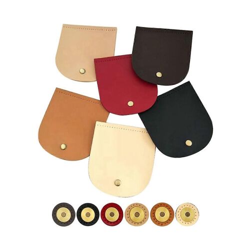 Sac Flip Cover 6 Couleurs Dermis Sac Couverture Coudre Avec Boucle En Alliage Pour Sac À Main Bricolage Sac À Main Sac À Bandoulière M