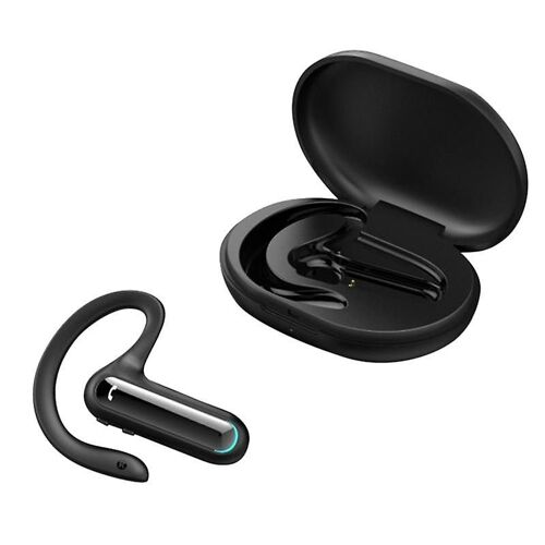 F890C Écouteurs Bluetooth Affichage LED ENC Réduction du bruit Crochet d'oreille unique Appel mains libres Anti-Nois