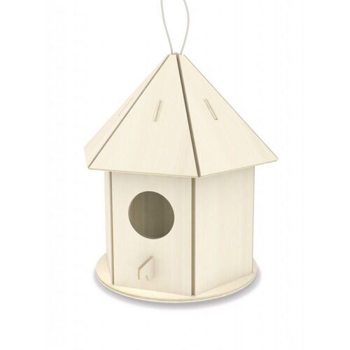Maison À Oiseaux À Monter - 19 Pièces - 145 X 140 X 180 Mm Robotime