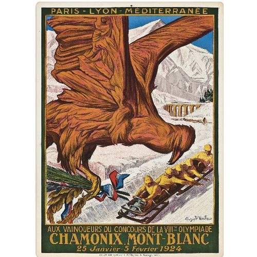 Affiche Chamonix 1924
