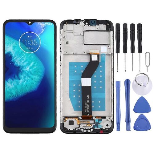 Ecran Lcd Tft Pour Motorola Moto G8 Power Lite Numériseur Assemblage Complet Avec Cadre (Noir)
