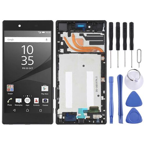Écran Lcd Original Pour Sony Xperia Z5 Premium E6853 Numériseur Assemblage Complet Avec Cadre (Noir)
