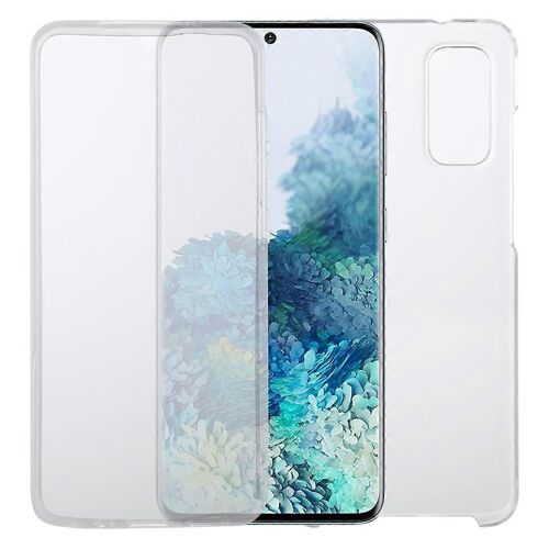 Pour Samsung Galaxy S20 PC + TPU Coque transparente ultra-mince double face tout compris