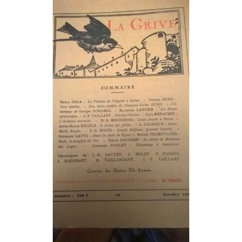 La Grive N°75