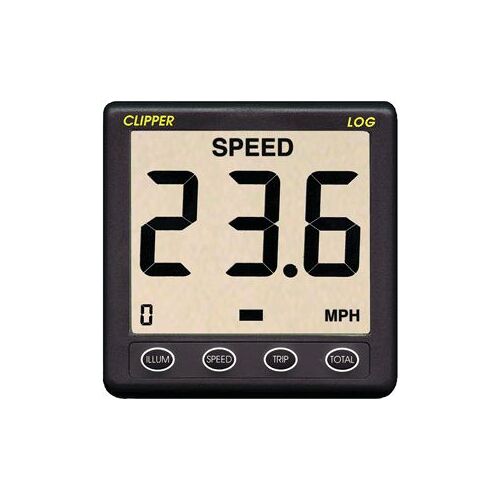 Clipper Speed Log Instrument W/Transducer & Cover