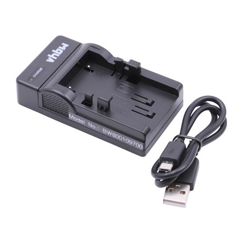 vhbw Chargeur USB compatible avec Konica Minolta Digital Revio KD-420Z, KD-500Z, KD-510Z caméra caméscope action-cam + témoin de charge 4,2 V