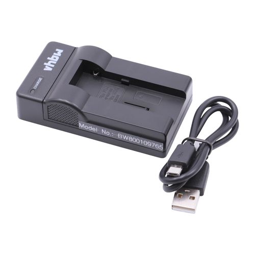 vhbw Chargeur USB de batterie compatible avec Fujifilm Finepix 6900 Zoom batterie appareil photo digital, DSLR, action cam