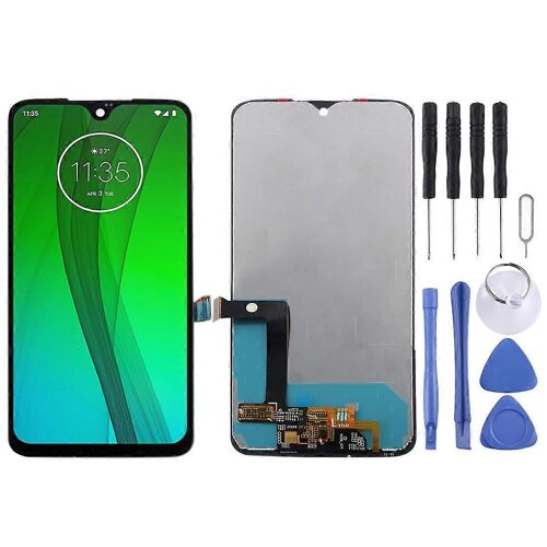 Ecran Lcd Tft Pour Motorola Moto G7 Avec Numériseur Complet (Noir)