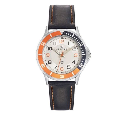 Certus Montre Enfant Cuir Synthétique Noir 647524