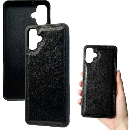 Coque De Téléphone Coque De Téléphone À Texture Arrière En Peau De Vachette
