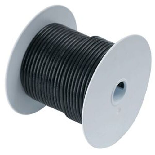 Ancor Black 16 Awg Tinned Copper Wire - 25'