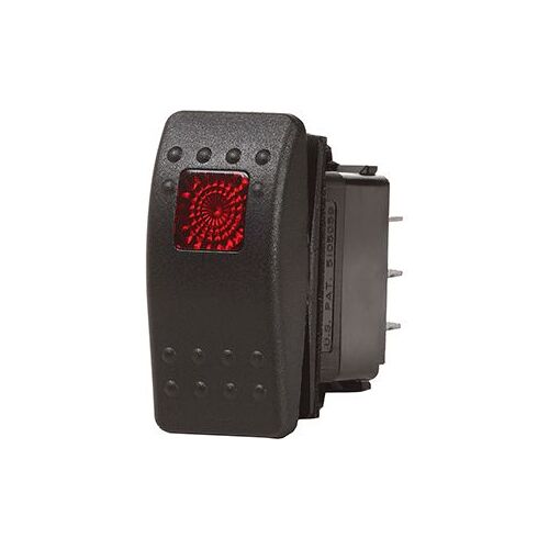 Blue Sea 7932 Contura Ii Switch Spdt Black - (On)-Off-On