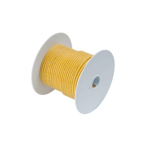 Ancor Yellow 18 Awg Tinned Copper Wire - 100'