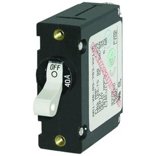Blue Sea 7226 Ac / Dc Single Pole Magnetic World Circuit Breaker - 40 Amp