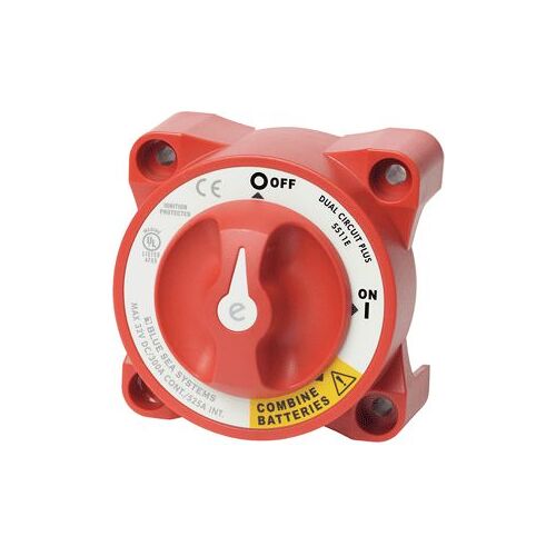 Blue Sea 5511e E-Series Dual Circuit Plus Battery Switch