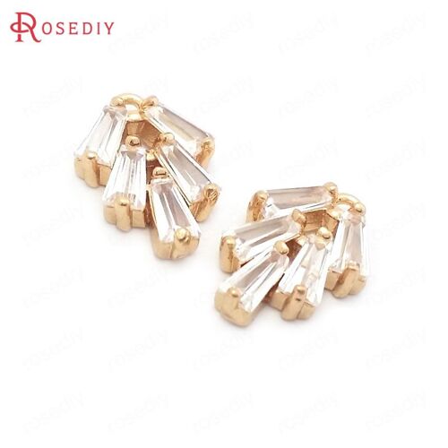 Breloques En Laiton Et Zinc Pour Document En Or Champagne, Feuilles De Cuir Chevelu D'arbre, Accessoires De Bricolage, Haute Qualité, Pmotjewelry