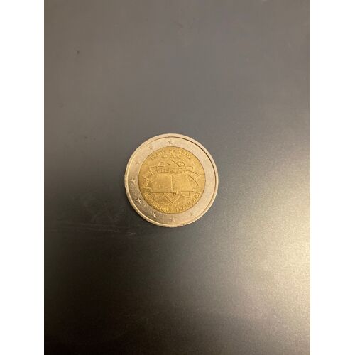Pièce 2 Euros Traité De Rome 50 Ans
