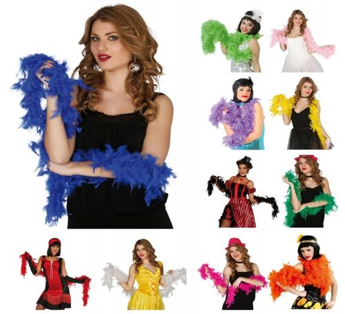 Boa De Plume 40 Gr 180 Cm Plusieurs Couleurs (Couleur Blanc)