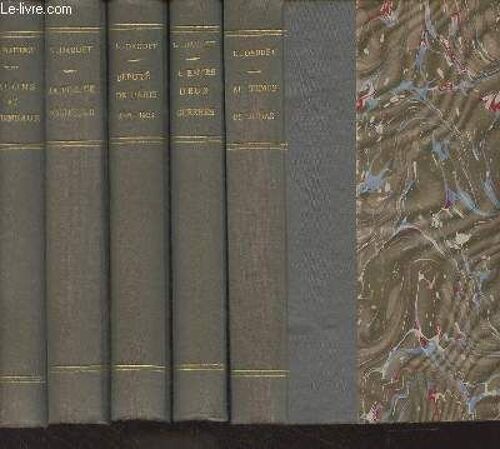 Lot De 5 Livres : Au Temps De Judas - L Entre Deux Guerres - Député De Paris, 1919-1924 - La Police Politique - Salons Et Journaux