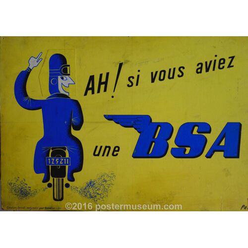 Affiche Bsa