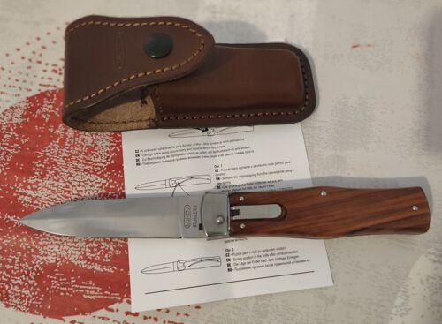 Mikov 241nd Couteau Prédator, Lame Acier Inox 420, Manche 12 Cm Palissandre