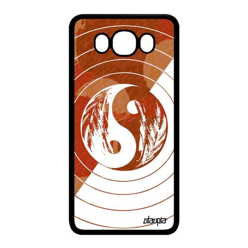 Coque J7 2016 Silicone Yin Et Yang Cercle Art Yoga Gel Rond Case Samsung Galaxy J7 2016
