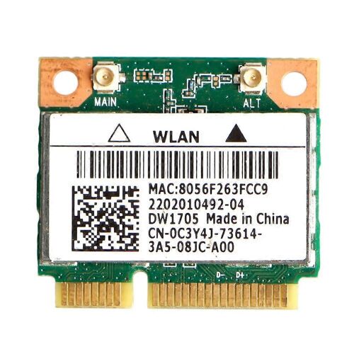 Mini PCIE WIFI WLAN Adaptateur CN-0C3Y4J QCWB335 Carte WiFi pour Dell DW1705