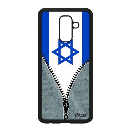 Coque A6 Plus 2018 Silicone Drapeau Israel Israelien Foot Basket Samsung Galaxy A6 Plus 2018
