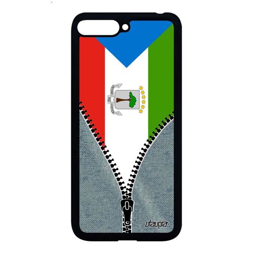 Coque Y6 2018 Silicone Drapeau Guinee Equatoriale Guineen Jeux Olympiques Huawei Y6 2018