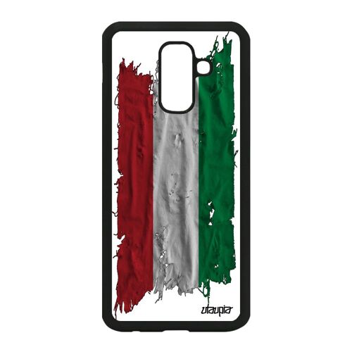 Coque Samsung Galaxy A6 Plus 2018 Silicone Drapeau Hongrie Hongrois Basket Case