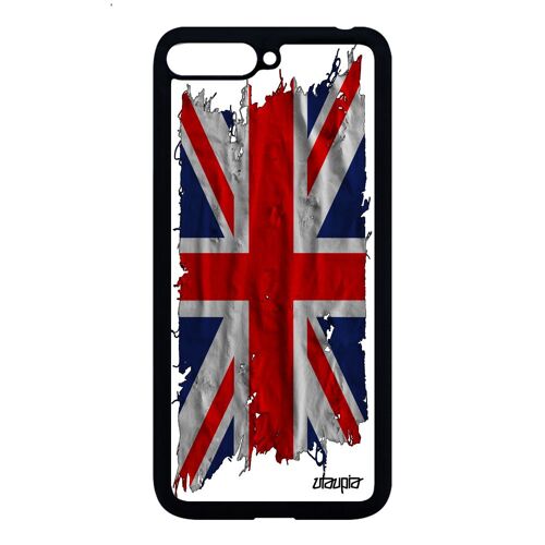 Coque Silicone Huawei Y6 2018 Drapeau Union Jack Angleterre Anglais Angleterre A