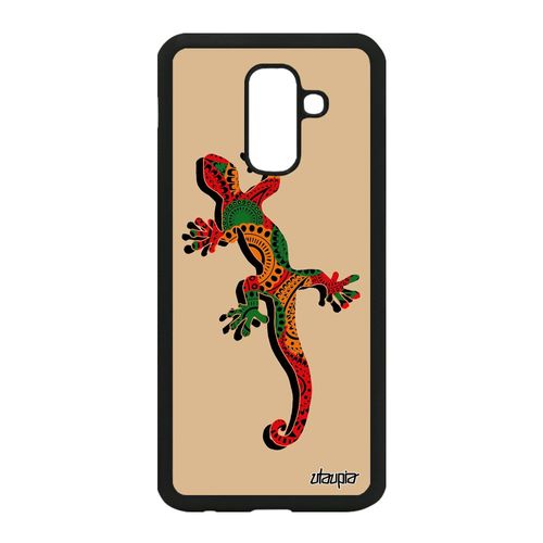 Coque Samsung Galaxy A6 Plus 2018 Silicone Salamandre Fille Jaune Esprit Du Feu